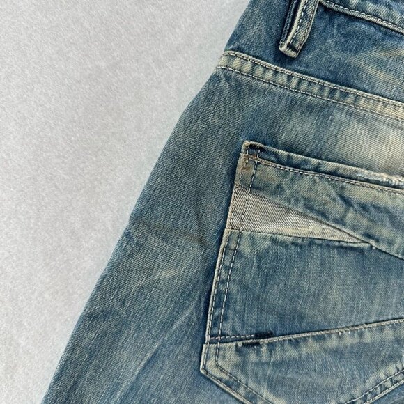 ALE Denim Shorts Womens Size 28 Boyfriend Distressed Light Washed Cotton Blue - Picture 3 of 9